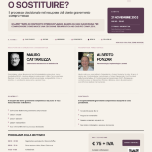 21/11/26 - Conservare o sostituire?